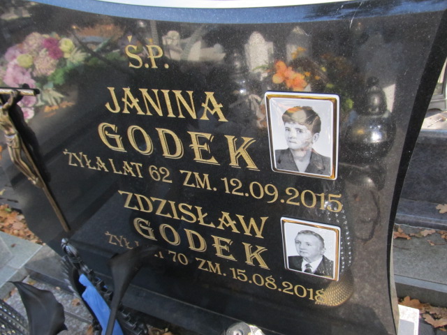 Grób Janina Godek
