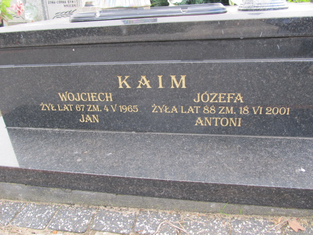 Wojciech Kaim Wolanów - Grobonet - Wyszukiwarka osób pochowanych